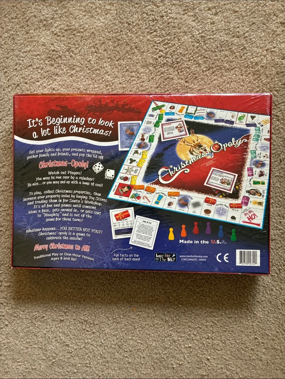 Christmas-Opoly Board Game